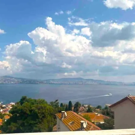 Panoramik Deniz Manzarali Adalar