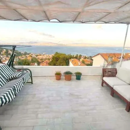 Panoramik Deniz Manzarali Adalar